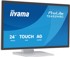 IIYAMA Monitor T2452MSC-W2AG / 24", 1920 x 1080, IPS, 120 Hz, 5 ms, HDMI, DisplayPort, dodirni, bijela